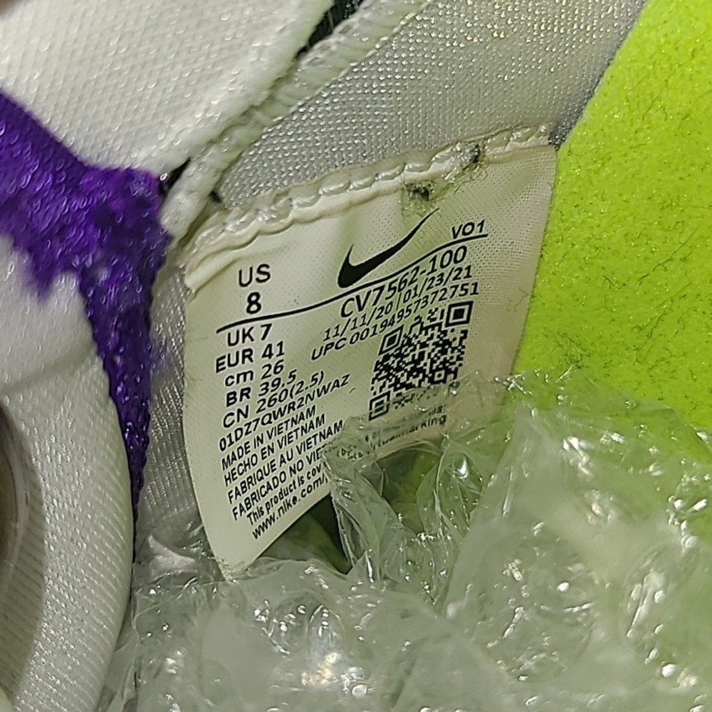 NIKE LeBron XVIII Low "Greedy"airmax sneakers multi color Mens sz 8.(#1199)VGC. - Picture 8 of 13
